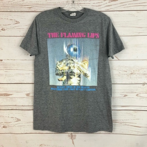 Rare Flaming Lips Always There In Our Hearts Tour Tee T-shirt Paris - Picture 3 of 5
